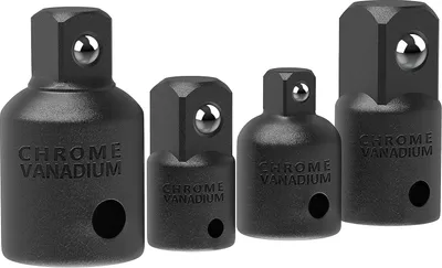 Produktbild von Stück Adapter Stecknuss, Adapter-Satz Adapter-Set Stecknuss-Adapter 1/2" auf 3/8", 3/8" auf 1/2", 3/8" auf 1/4", 1/4" auf 3/8" für Knarren, Nuss, Steckschlüsseln