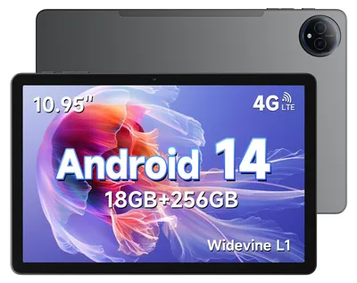 Produktbild von Tab 12 Tablet 18GB+256GB 2TB FHD+Zoll 18 GB RAM + 256 GB ROM erweiterbar auf 1 TB und Android 14 Schwarz Tablet-computer