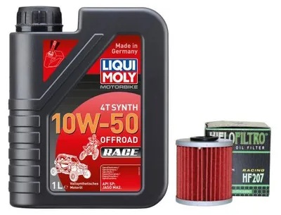 Image de Kit d'entretien pour Beta Evo 300 4T ZD3T6020, année 2013, huile LiquiMoly 10W-50 Off. Race, 1 litre