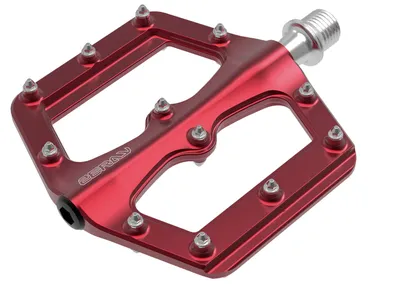 Produktbild von absolut Plattformpedal MTB/BMX/Dowinhill D262 für Freeride/Enduro Alu rot.