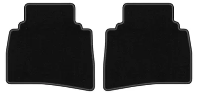Image de Tapis arrière en moquette pour Toyota Prius V 2023- (liftback) – 2 pièces, noirs, sur mesure – Wielganizator LUX