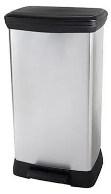 Image de Odpadkový koš Curver Deco Bin Duo 23 l + 23 l stříbrný