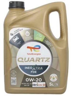 Produktbild von TotalEnergies Quartz Ineo Xtra FDE für 0W-20 5 Liter Motoröl Motorenöl Dexos D WSS-M2C952-A1 STJLR.03.5006 229.71 OV0401547-A20 Öl