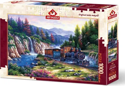 Productafbeelding van ART PUZZLE Puzzel: Treinreis, 1000 stukjes