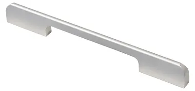 Türgriff Aluminium T-Bar, Lochabstand 224 mm, 1 Stück