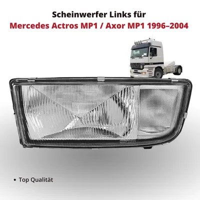 Immagine prodotto di Faro anteriore sinistro per Mercedes Actros MP1 / Axor MP1 1996–2004 | OEM 9418202561