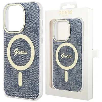 Produktbild von Guess Iml 4G Magsafe Case Für Iphone 15 Pro - Blau