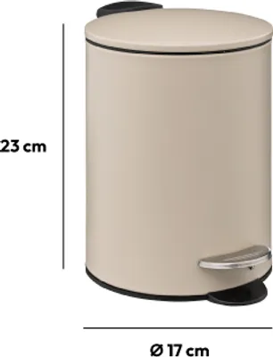 Zdjęcie produktu dla Kosz na śmieci do łazienki, mały, 3 l
