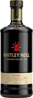 Produktbild von Whitley Neill Handcrafted London Dry Gin | 42 % vol | 0,7 l