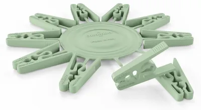 Produktbild von Colombo Peggy Wäscheklammern ohne Feder – 100% recycelbar, aus 60% recyceltem Ku