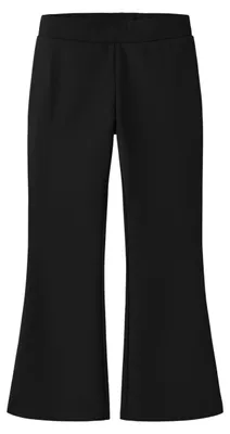Immagine prodotto di NAME IT Pantaloni a gamba larga modello "Bootcut" per bambine, colore nero, taglia 128 EU