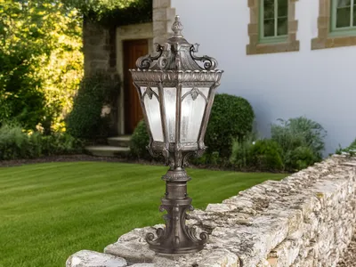 Produktbild von LED Sockelleuchte Höhe 67cm, Gartenlaterne Wegbeleuchtung & Gartenbeleuchtung
