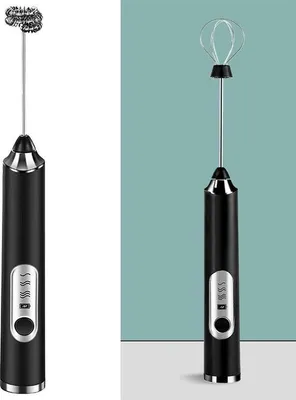 Produktbild von Elektrischer Milchschaumgerät - Multifunktionaler USB-Ladegerät - Leicht zu reinigen - Portable - Kompakt - Rechargeable