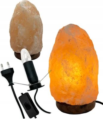 Zdjęcie produktu dla LAMPA SOLNA Sól 2-3KG JONIZATOR Lampka Naturalna bryła z SOLI