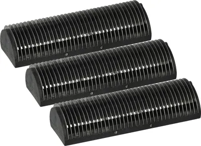 Produktbild von vhbw 3x Klingenblock kompatibel mit Braun 5322, 5323, 5310, 5321, 5330, 5352, 5340, 5346, 5383, 2011, 5511, 5350, 5510, 5381 Rasierer Schwarz Silber