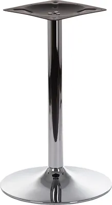 Produktbild von Verchromter Tischfuß für Büro, Hotel, Restaurant SH-4005, Durchmesser 45 cm, Höhe 71,5 ​​cm