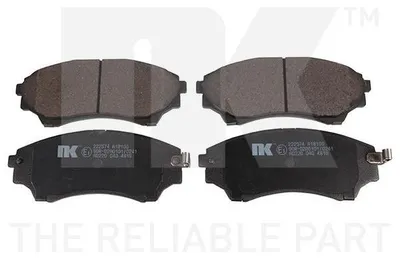 Produktbild von NK Bremsbeläge Satz Vorne Bremsklötze für FORD Ranger (ET) 222574