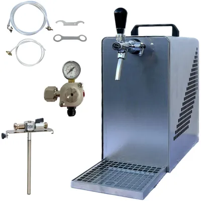 Produktbild von Bierkühler BieTal® Bierzapfanlage 30 L/h KOMPLETTSET 5L Adapter OHNE CO2 Flasche