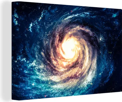 Zdjęcie produktu dla OneMillionCanvasses® - Obraz na płótnie - Obraz na płótnie - Kosmos - Gwiazdy - Niebieski - 150x100cm - Fotografia na płótnie -