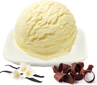 Image de Vanille Stracciatella Glace Low Carb Poudre Vegan sans sucre, sans lactose 1 kg