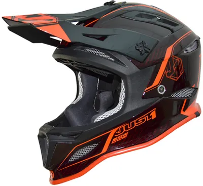 Produktbild von Just1 JDH Assault Mips Downhill Helm Farbe: Schwarz Matt/Rot, Grösse: XS (53/54)