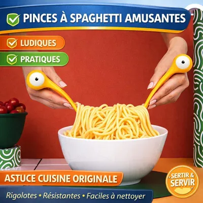 Image de Cuillères à Spaghetti 29cm - Duo Rigolo