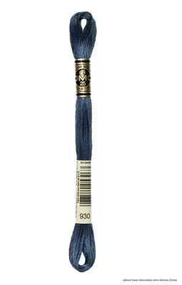 Produktbild von DMC Stickgarn Mouline Special 117mc - 930, 6 Fäden, 8 Meter