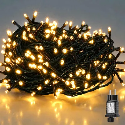 Produktbild von Lichterkette Outdoor 5m 85 LED warmweiß, Weihnachtsbeleuchtung SALCAR