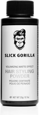 A product shot of Slick Gorilla Hair Styling Powder.