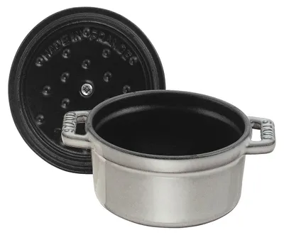 Productafbeelding van Staub Cocotte, 12 cm, rund, grafietgrijs, gietijzer