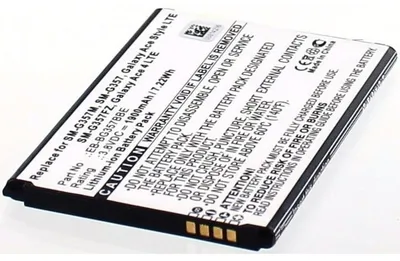 Produktbild von Akku für Samsung EB-BG357BBE Li-Ion 3,8 Volt 1900 mAh schwarz.