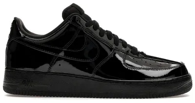 Productafbeelding van Nike Air Force 1 Low '07 Premium, zwart met patentleer - EU maat 40