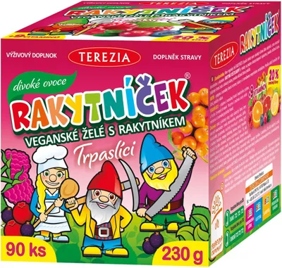 Zdjęcie produktu dla RAKYTNÍČEK wegańska galaretka WILD FRUIT 90 szt