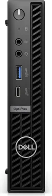 Produktbild von Dell OptiPlex 7010 Plus - Micro - Core i7 13700T / 1.4 GHz - vPro Enterprise - RAM 16 GB - SSD 512 GB - NVMe, Class 35 - UHD Graphics 770 - 1GbE, 802.11ax (Wi-Fi 6E) - WLAN: Bluetooth, 802.11a/b/g/n/ac/ax (Wi-Fi 6E) - Win 11 Pro - Monitor: keiner - Schwar