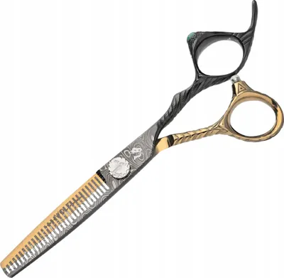 Zdjęcie produktu dla WOLF Degażowki praworęczne 5,5  Magic Cut offset fryzjerskie do strzyżenia włosów do salonu linia Professional