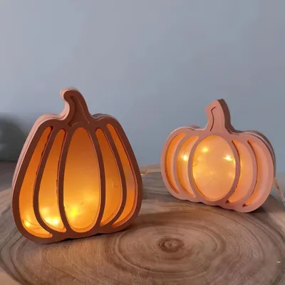 Produktbild von Silikon Gießformen Kürbis 4er Set für DIY Deko Herbst Halloween