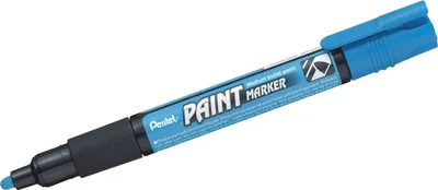 Produktbild von Lackmarker 2,0mm Rundspitze hellblau Packung mit 12 Stück