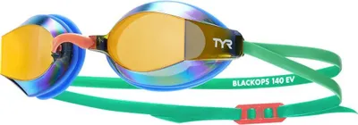 Image de Tyr Black Ops 140ev Lunettes de Natation Avec Verre Miroir Vert,Bleu Vert,Bleu One Size
