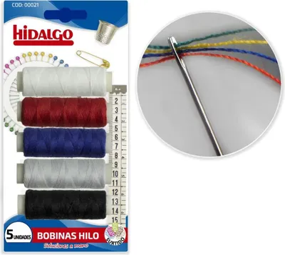 Immagine prodotto di Blister con 5 fili colorati di Assortis Hidalgo