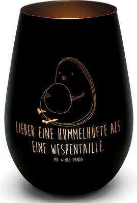 Produktbild von Mr. & Mrs. Panda Outdoor Windlicht Avocado Pfeifen - Schwarz - Geschenk, Diät, Laterne, Kerzenhalter, Gartenlicht, Ernährung, Teelichthalter, Glas, Schwanger
