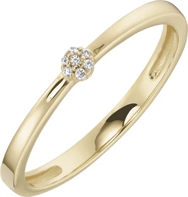 Produktbild von Ring Luigi Merano mit Zirkonia, Gold 375 Gold 52