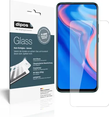 Produktbild von 2x Schutzfolie für Huawei P Smart Pro (2019) - Anti-Shock 9H Folie dipos Glass Kunststoffglas
