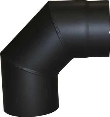 Produktbild von Ofenrohr Senothern Ø 150 mm Universal Bogenknie 90° ohne Tür schwarz