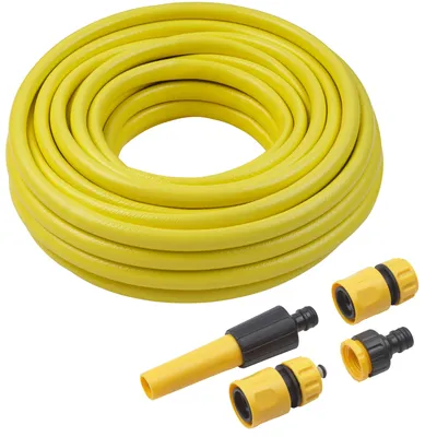 Produktbild von Meister Schlauch Kreuzgewebe, 12,7 mm (1/2 Zoll) 20 m Länge Inkl. Armaturen