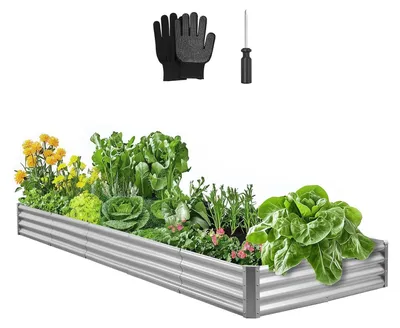 Immagine prodotto di Solidchoice - Vaso rialzato grande, ideale per giardino e balcone