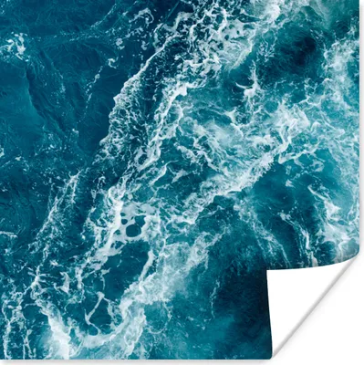 Produktbild von MuchoWow® Poster Meer - Wasser - Golf 75x75 cm - Wand Dekoration