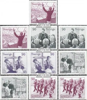 Produktbild von Briefmarken Schweden 1978 Mi 1016Dl,Dr,1017Dl,Dr,1018 Dl,Dr,1019Dl,Dr,1020Dl,Dr (kompl.A.) postfrisch Christentum