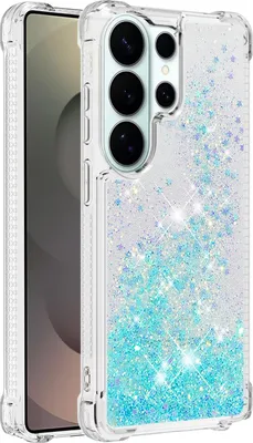 Produktbild von Samsung Galaxy S26 Ultra Hülle - Coverup Liquid Glitzer Back Cover - Hellblau
