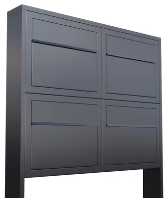 Produktbild von Briefkastenanlage Elegance for Four in Anthrazit