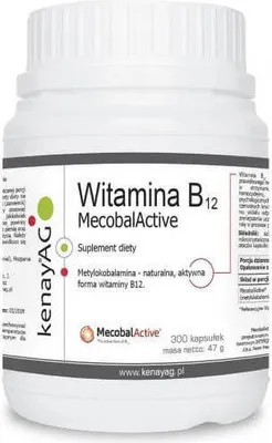 Produktbild von Vitamin B12 MecobalActice Methylcobalamin 500mcg 300 Kapseln kenayAG